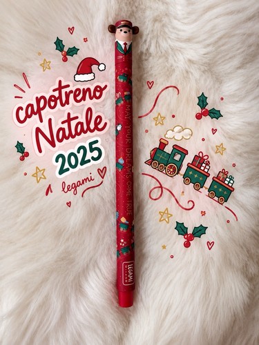 Legami penna capotreno natale - capotreno,